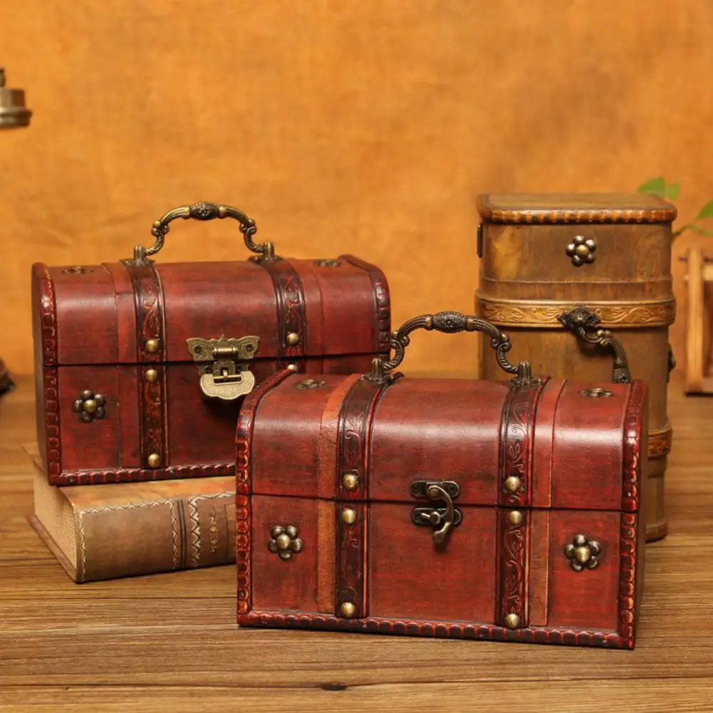 

Практичная винтажная коробка для всякой всячины, настольные украшения для гостиной