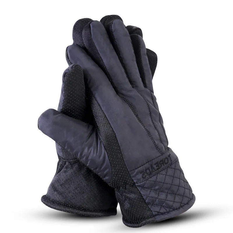 Зимние хлопковые перчатки мужские теплые с защитой от холода мотоциклетные