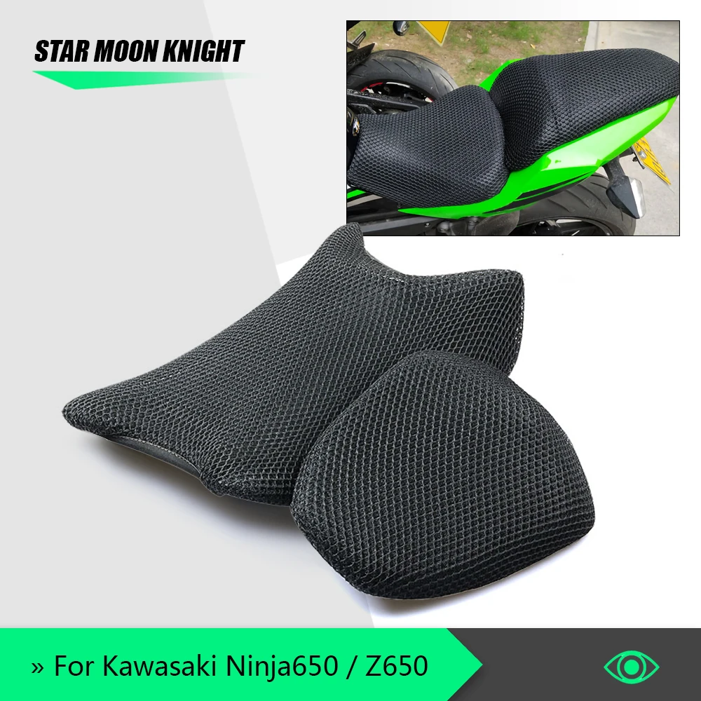 

Motorcycle Accessories Protecting Cushion Seat Cover Fit for Kawasaki Ninja650 Ninja 650 Z650 Nylon Fabric Saddle Seat Cover