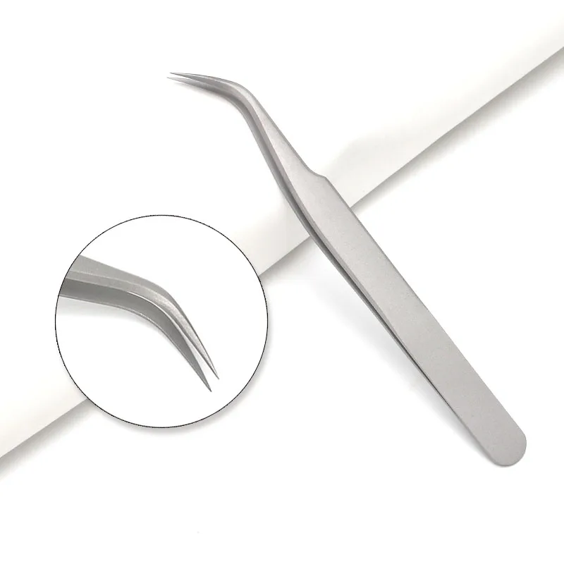 Пинцет для наращивания накладных ресниц из нержавеющей стали Немагнитный