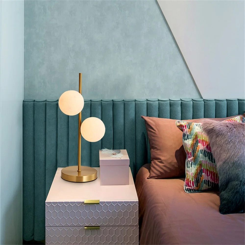 AOSONGCopper настольные лампы светильники модные декоративные для дома фойе гостиной