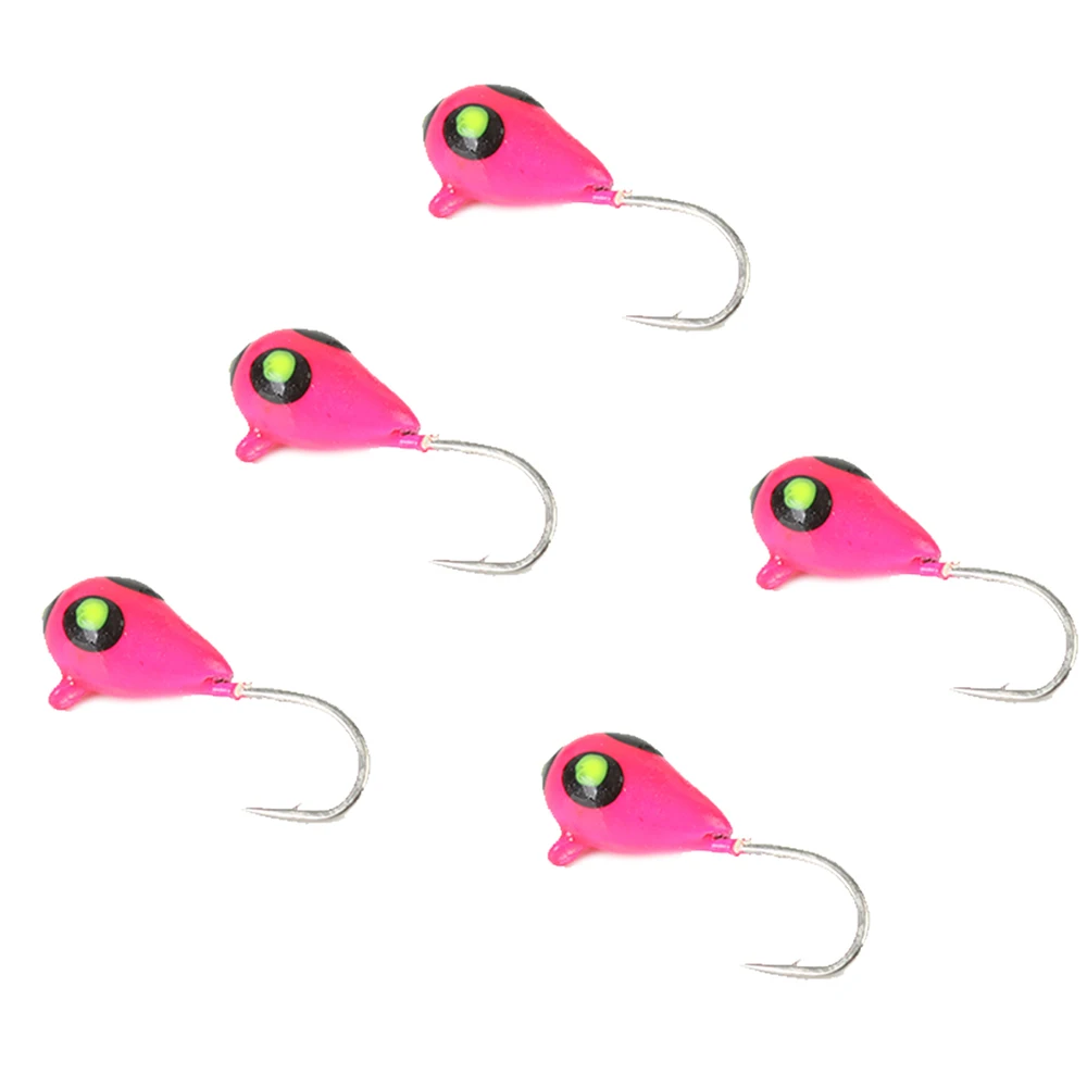5pc Ice jig 071 Maximumcatch 0,42 г-1,90 г вольфрамовый джиг для подледной рыбалки 11 мм-17 мм приманка для подледной рыбалки 16#14#12# японский крючок для зимней рыбалки - Цвет: 5pc Ice jig 071