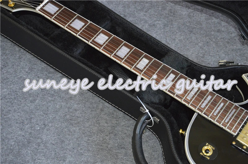Suneye винтажная электрогитара Sunburst Tiger Grain Finish на заказ Гитара DIY Гитарный комплект