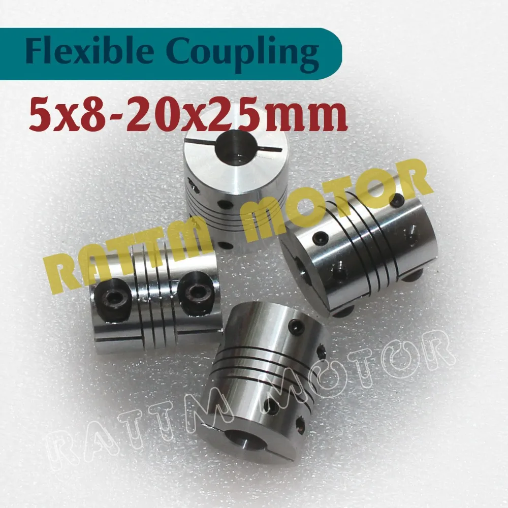 

4pcs Flexible Coupling Stepper Motor 5x8mm CNC Parts Router Mill
