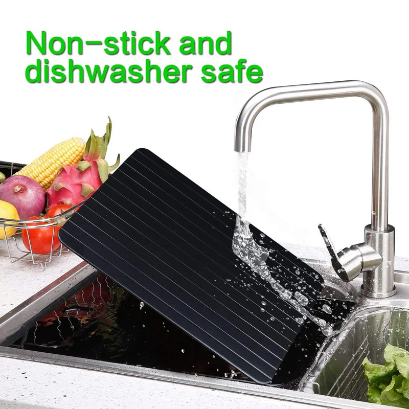 Быстрое размораживание лоток размораживайте стейк льда Еда Мясо Фрукты быстрая