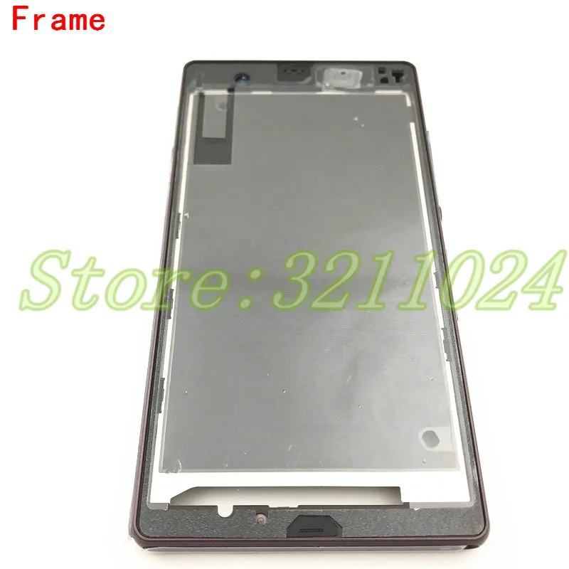 Новая сменная крышка аккумулятора для Sony Xperia Z L36h LT36 C6602 C6603 средняя рамка корпуса +