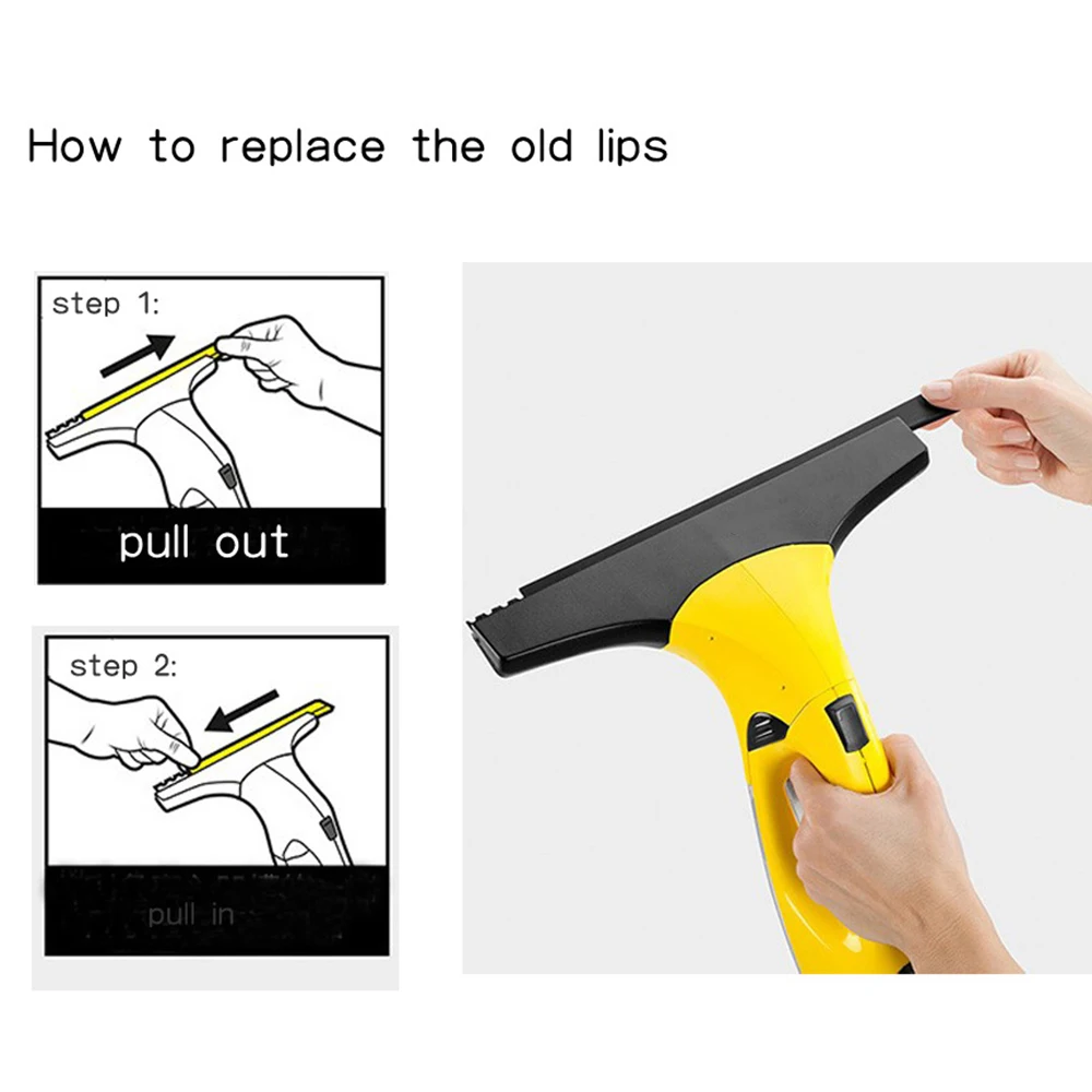 2 шт. скребок 280 мм сменные вытягивающие губ для Karcher WV50 633 005 0|Скребки| |