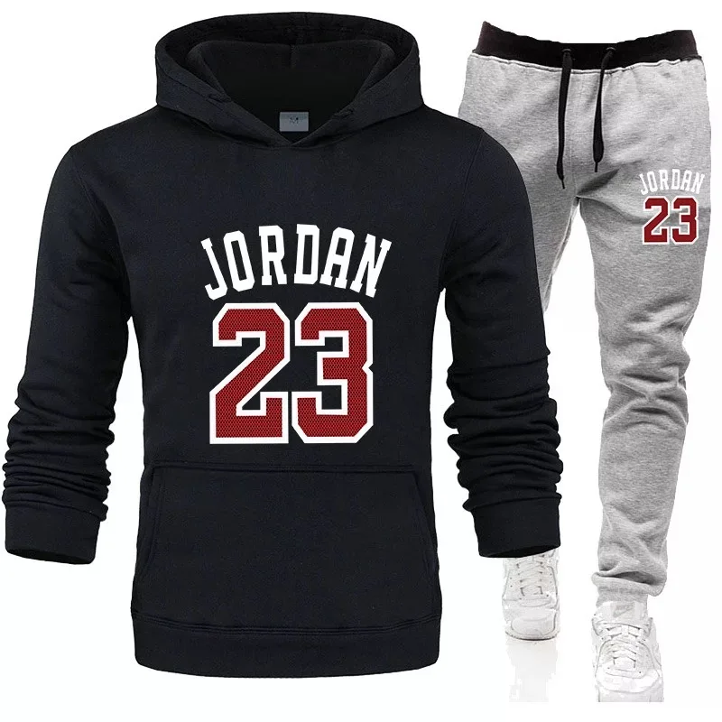 

2021 new hot-selling brand sports suit men's hoodie + sweatpants fleece autumn and winter fashion warm casual pullover hip-hop c