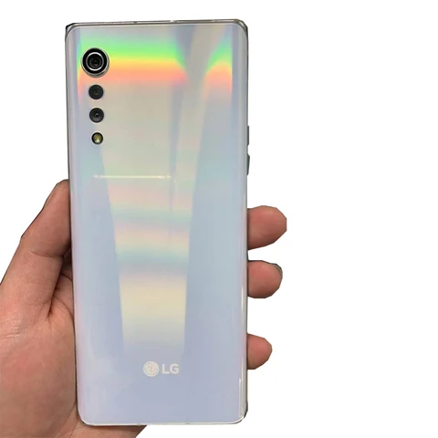 Оригинальный разблокированный сотовый телефон LG Velvet G9 с двумя/одинарными Sim-картами, 6,8 дюйма, G900Tm/Vm/VMW, 6G + 128 Гб, встроенный в экран, сканер отпечатка пальца