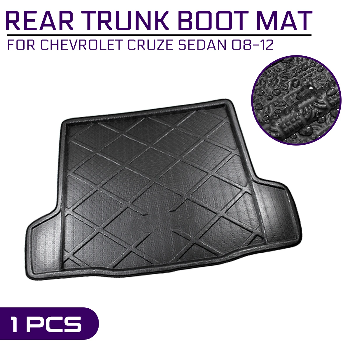 Автомобильный напольный коврик ковер задний багажник противогрязевой чехол для