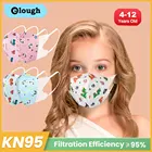Elough FFP2 маска для детей многоразовая детская маска для лица 3D 4Ply Mascarilla FPP2 Homologada Infantil KN95 Mascarillas Boy ffp 2 Masken