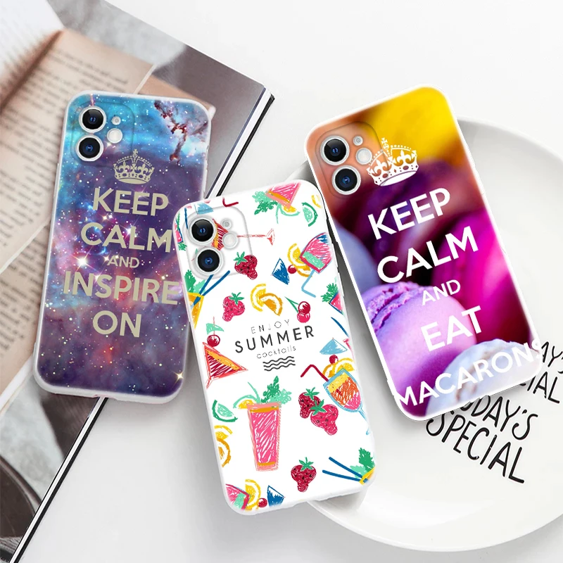 

Phone Cases For iPhone 11 12 Pro MAX Mini X XS XR 8 7 6S 6 Plus For Apple 12 11 Pro MAX SE 2020 Colored Letters Coque Funda