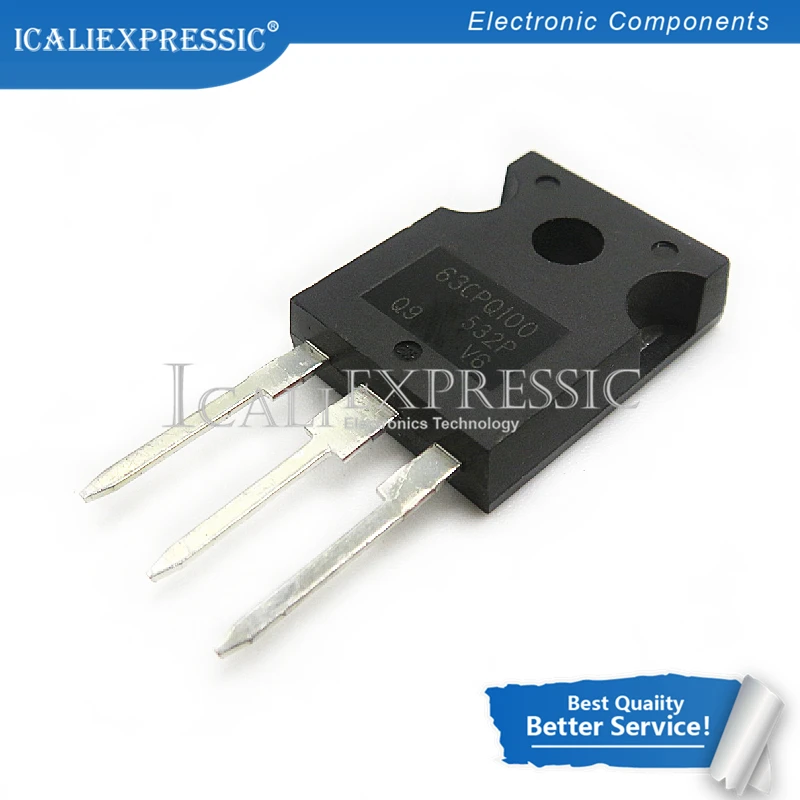 

10 шт. 63CPQ100PBF 63CPQ100 TO-247 100V 63A в наличии