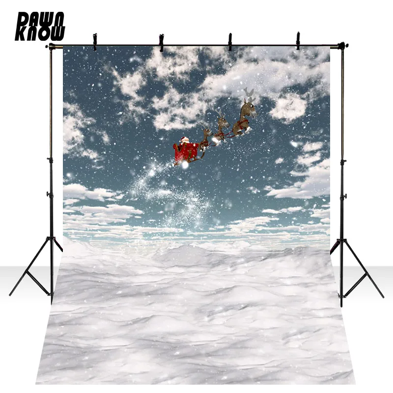 Фон для фотосъемки с изображением отца и Рождества Давида оленя неба lv1181|Фон