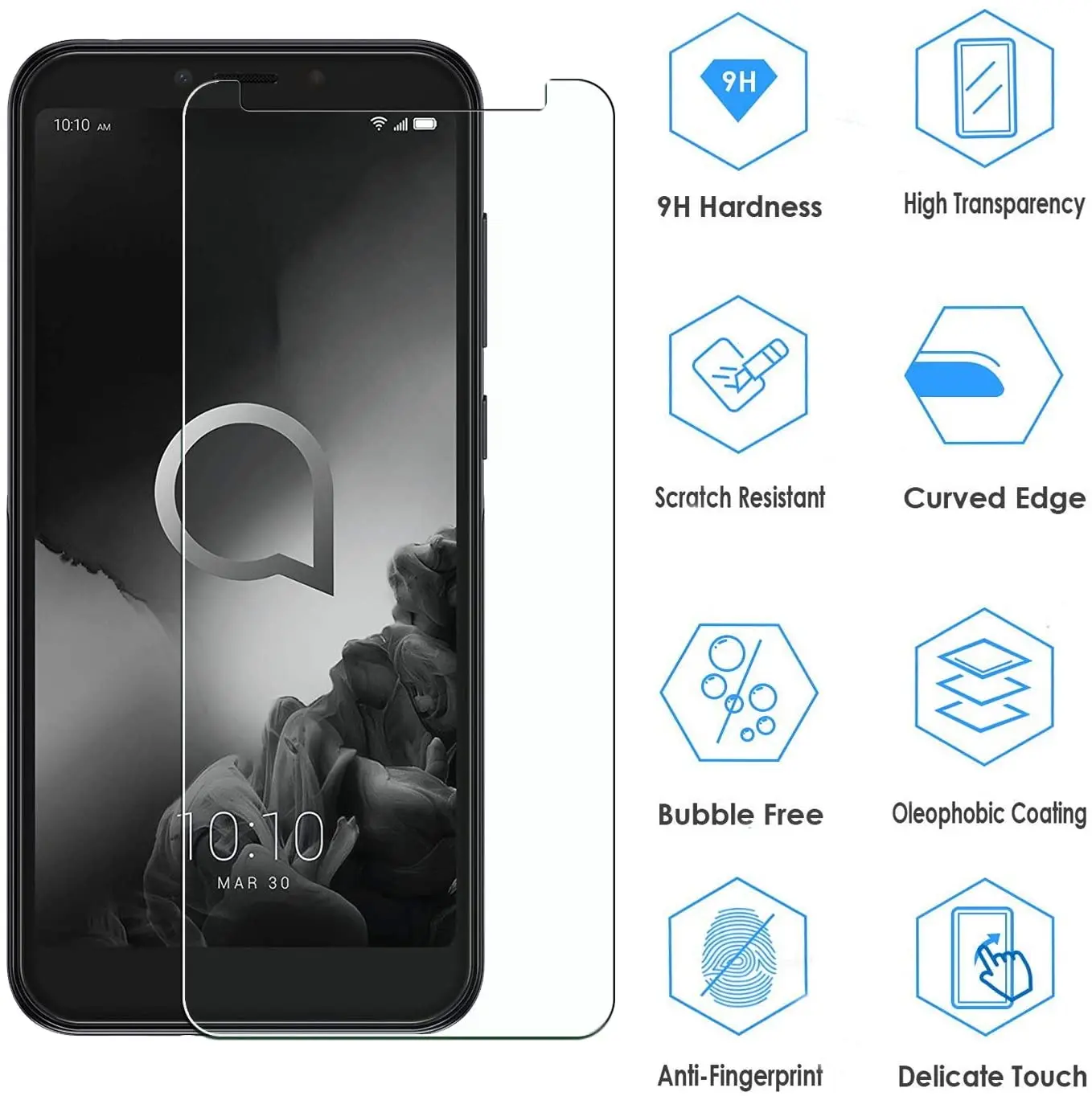 Защитная пленка для Alcatel 1 S 2019 5024D 5024Y 5024K Y 5 дюйма закаленное стекло Alcatel1S защитная |