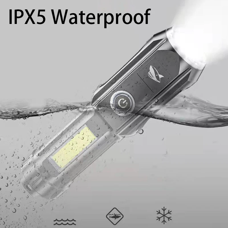 Портативная перезаряжаемая USB светодиодная вспышка Мощная Вспышка