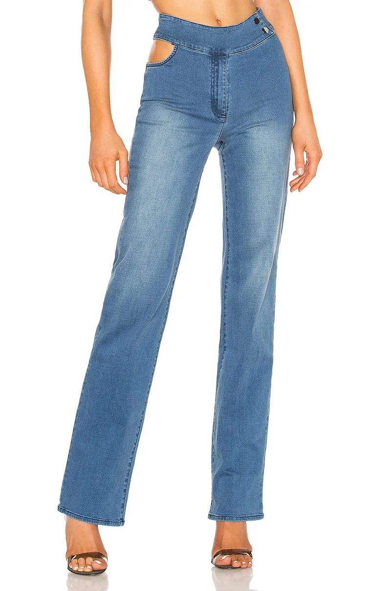 Retro fashion denim vest ladies 2021 summer hot skinny crop top chic street IAMGIA style hot girl beach top sexy party club top