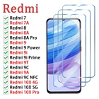 Закаленное стекло для Redmi 10X Pro 8A Pro 7 8 9, защитная пленка для Xiaomi Redmi 9A 9C 9T 9i Prime NFC, 3 шт.
