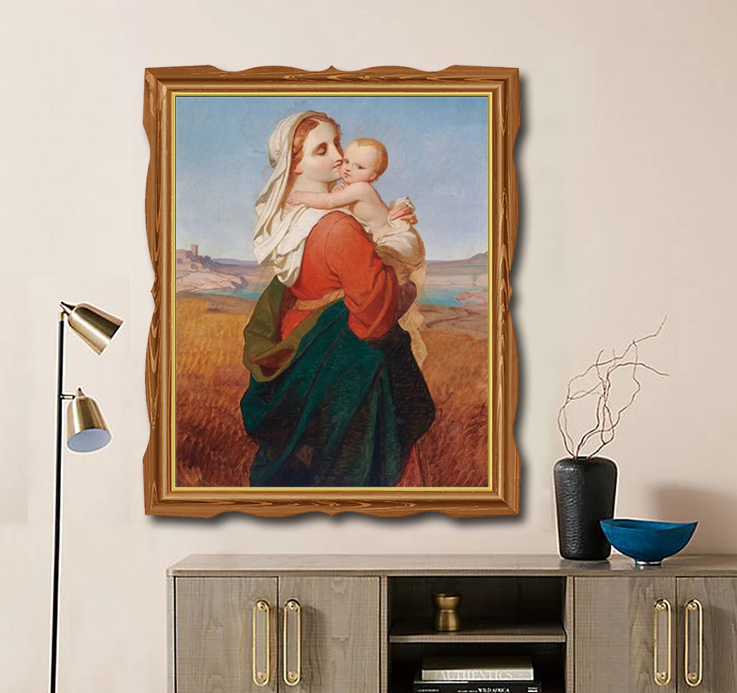 Девы Марии Святого ребенка христианский холст живопись каллиграфия Искусство