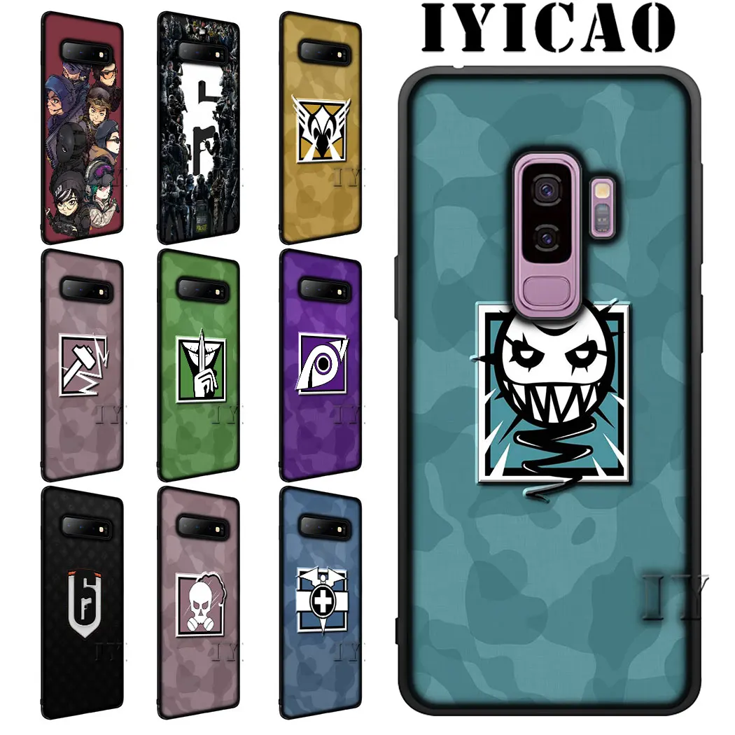 IYICAO Rainbow Six Siege Soft Case for Samsung Note 8 9 10 Plus A70 A50 A40 A20 A10 M40 M10 M20 M30 A10S A20S A30S A40S A50S |