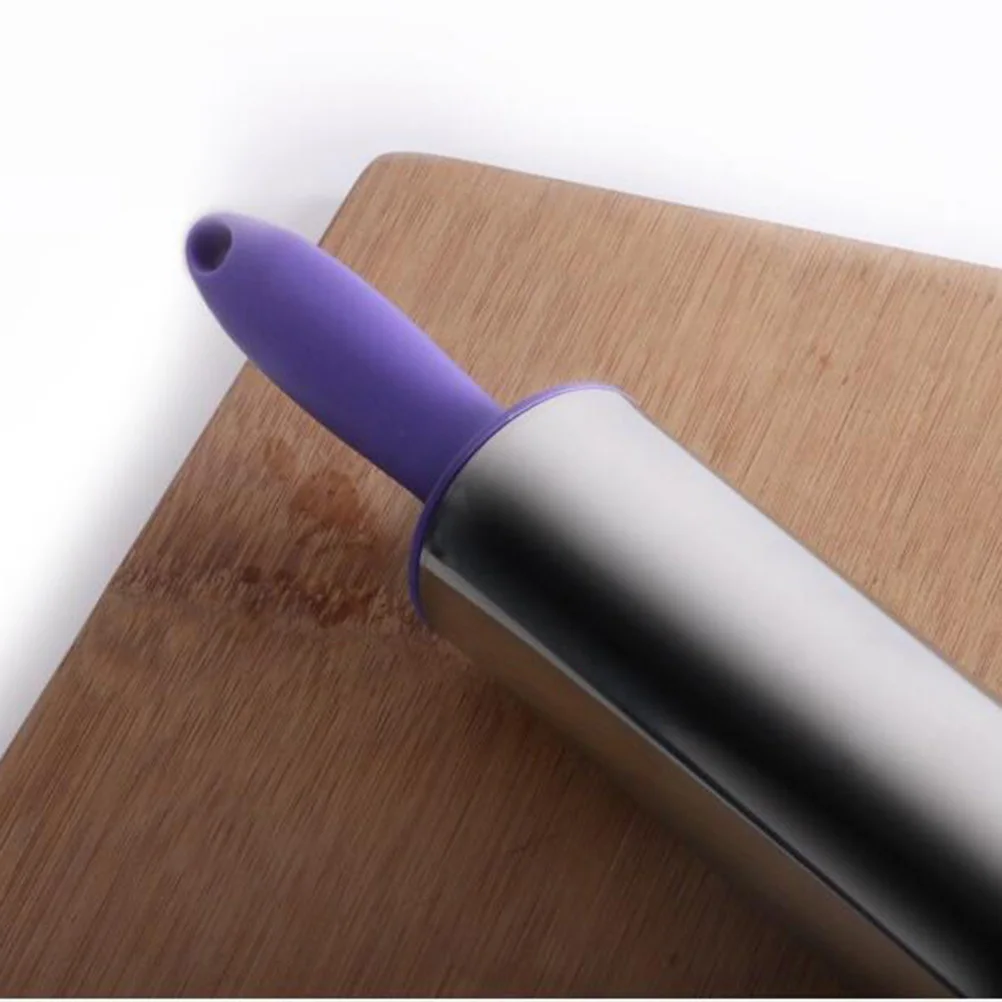 2 шт. кухонные нержавеющие стальные роликовые штифты с пластиковой ручкой