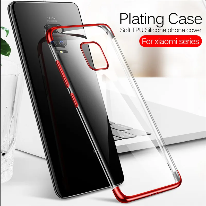 Роскошный чехол с силиконовым покрытием для Xiaomi Redmi Note 9S 7 8 9 Pro Max 8T 8A 7A Mi 10 Lite SE A3 K20
