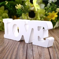 woody letters wood romantic english alphabet love home decoration accessories wooden letter sign for crafts wedding desk decor