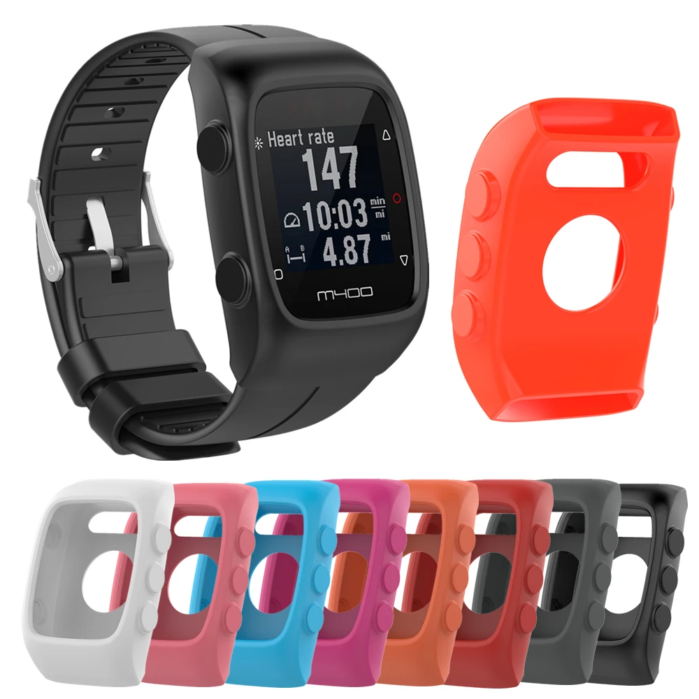 

Мягкий силиконовый чехол для часов Polar M430 M400, чехол для смарт-часов, защитный чехол, прочная защитная рамка для Polar M400 M430, чехол