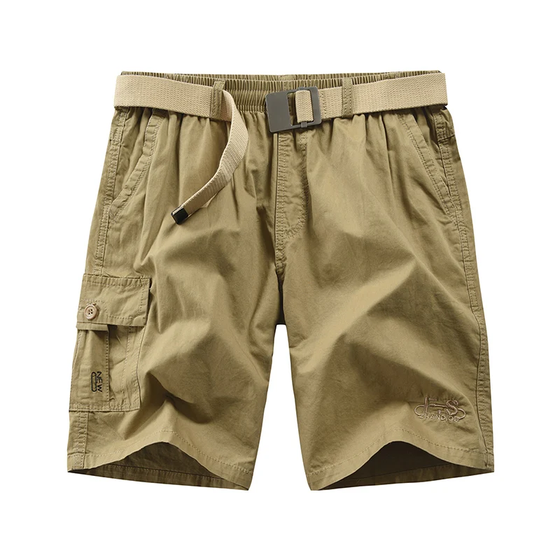 

HCXY brand Mens Cargo Shorts 2023 New summer loose style Military Shorts for Men Casual Shorts male No Belt