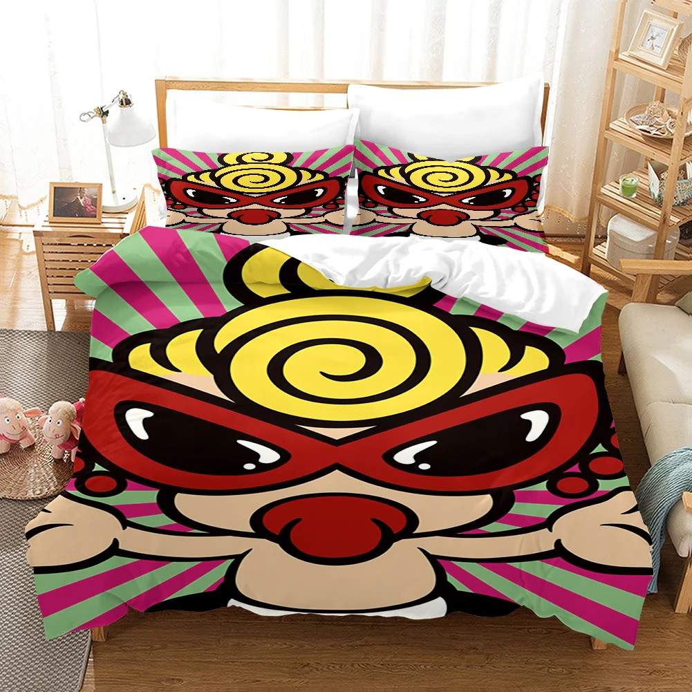 Комплект постельного белья с пододеяльником и подушкой трехмерное украшение для