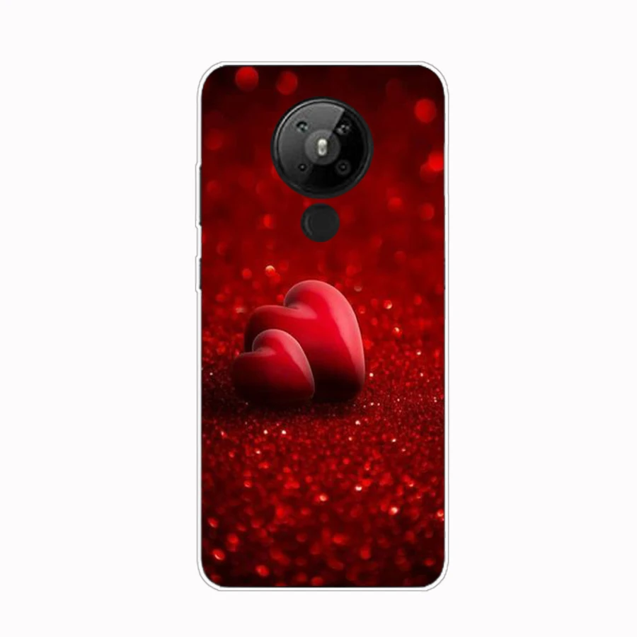 case for Nokia 5.3 cover soft tpu silicone phone housing shockproof Coque bumper cute dog cat 8 | Мобильные телефоны и
