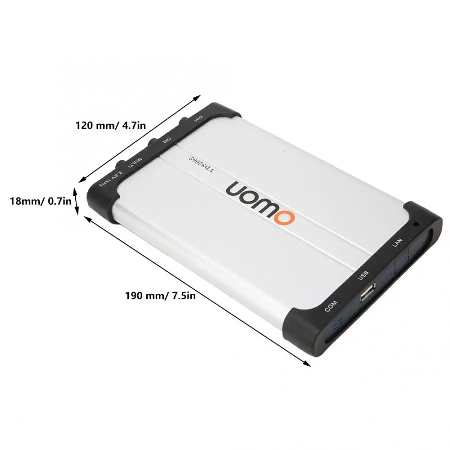 Owon VDS2062 60 МГц 2 канальный Виртуальный USB осциллограф 1 GSa/s