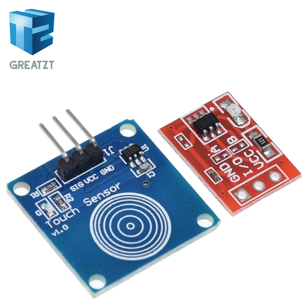 Модуль Сенсорного переключателя GREATZT TTP223 TTP223B сенсорная кнопка