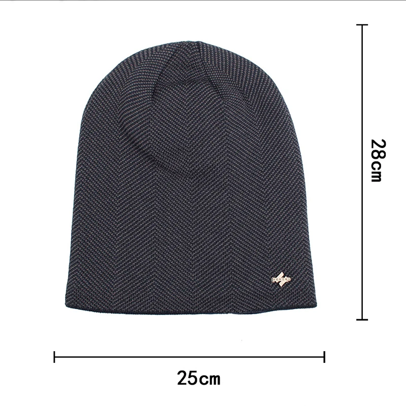 Модные шапки-бини с железным логотипом зимние плотные Мягкие Шапки Gorros