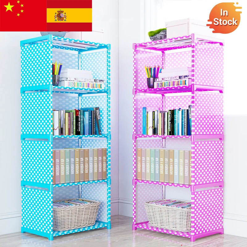 

Hot Sale Multi layer Simple Bookshelf Nonwoven fabric Book organizer storage cabinet wall Children shelf bookcase Home Furniture