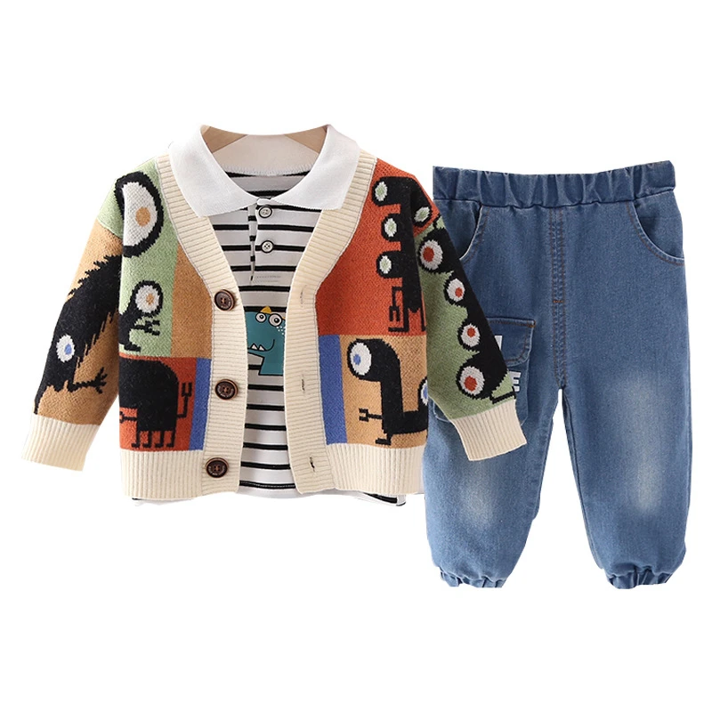 Новинка детская модная одежда на весну и осень Детская куртка с мультяшным