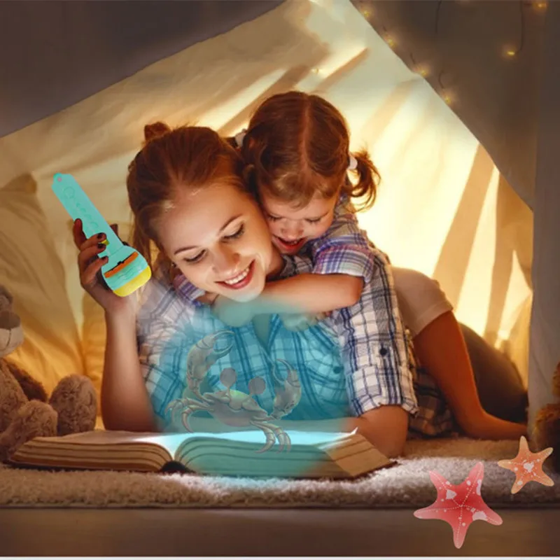 Детская книга со спящей историей вспысветильник лампа игрушка для раннего
