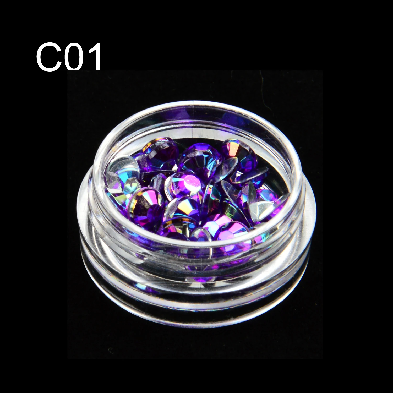 Смешанные размеры s многоразовые Стразы 3D украшения для дизайна ногтей кристалл