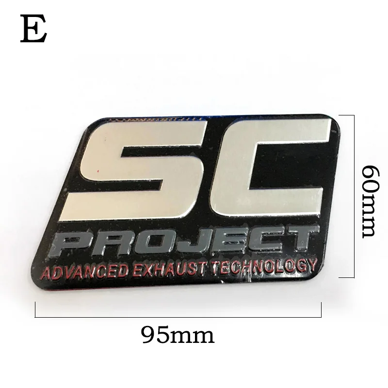 Алюминиевая термостойкая 3d-наклейка на выхлопную трубу мотоцикла наклейка для