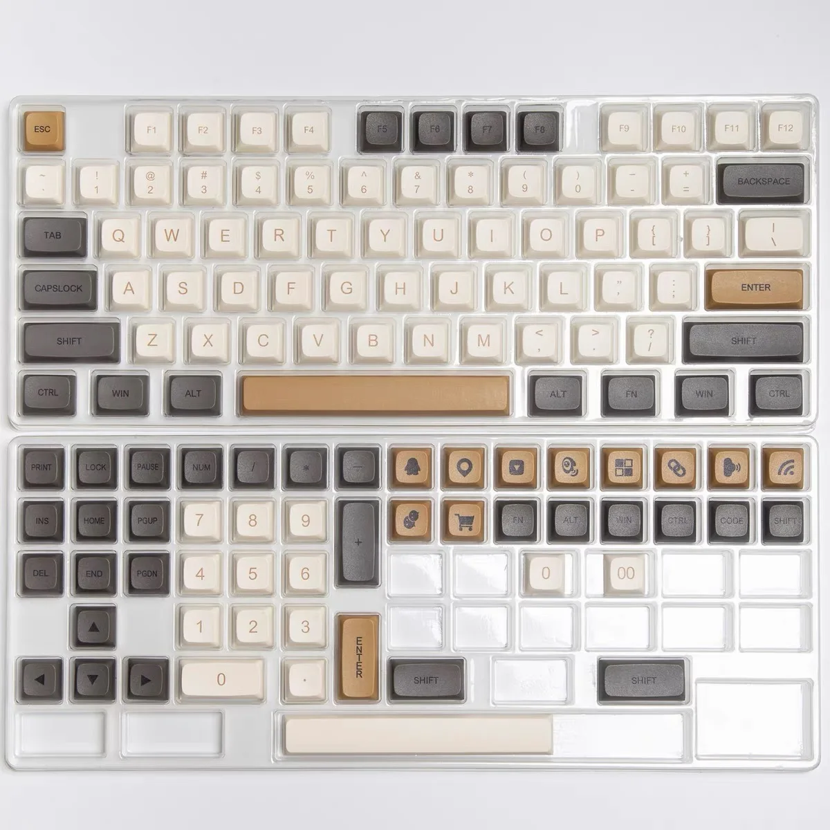 125 клавиш PBT Keycap XDA Profile ikbc персонализированные колпачки для MX Switch механическая