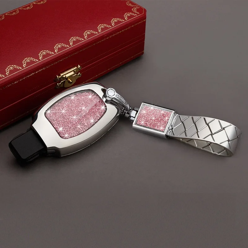 Ключ чехол крышка С кристалалми и стразами брелок для Mercedes Benz A AMG C180 CLK E260L CLA CLS R S320