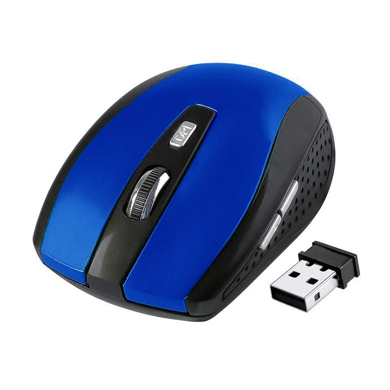 USB оптическая беспроводная компьютерная мышь 1600 DPI 2 4G приемник прочная
