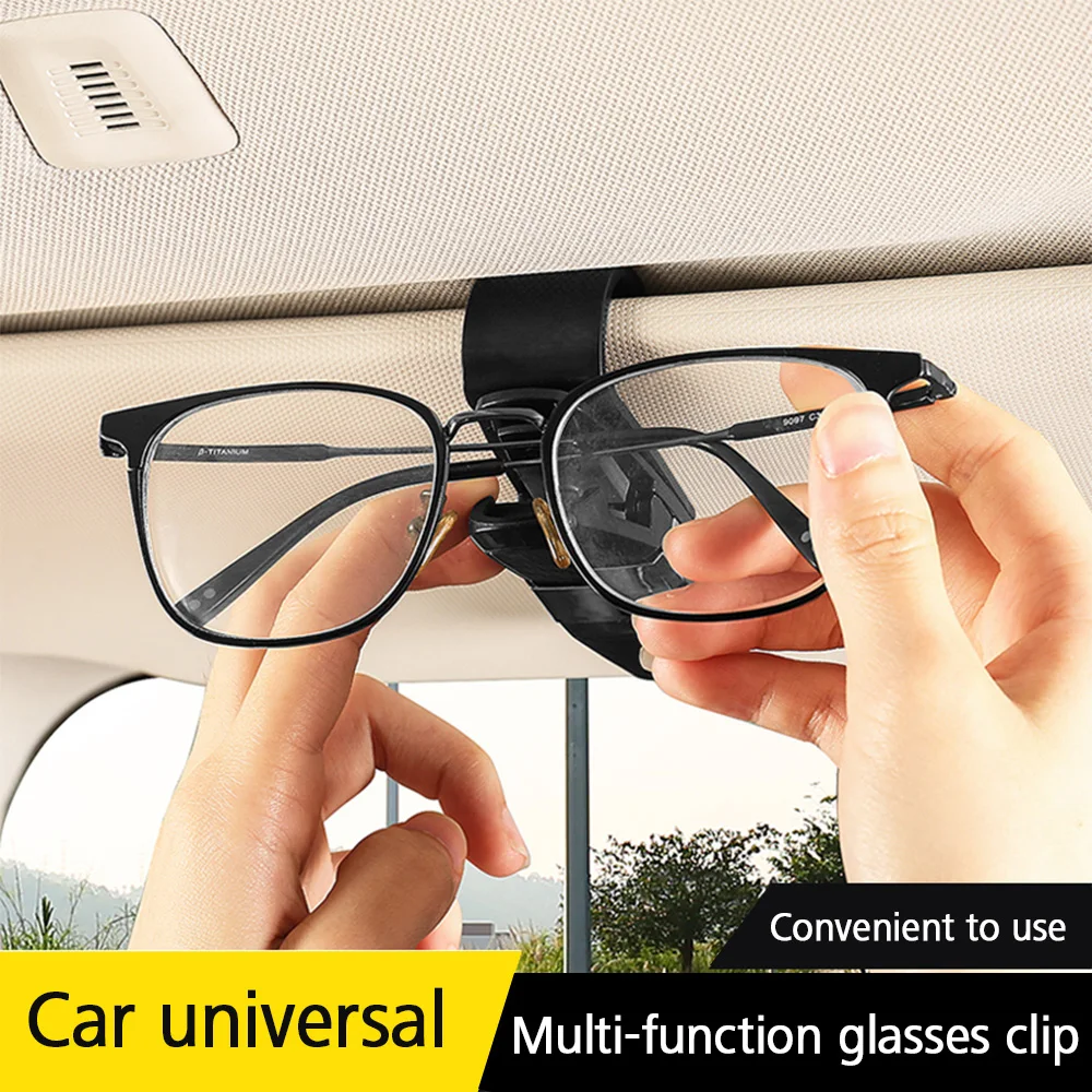 Автомобильный держатель для солнцезащитных очков с защитной губкой