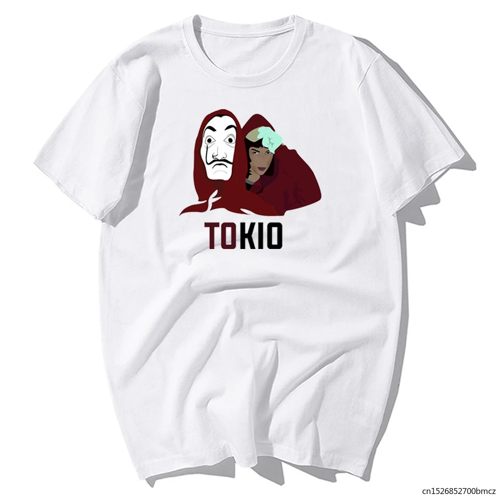 

Funny Tokio House Of Paper La Casa De Papel Men T Shirt Fitness Mens O Neck Man T-shirt for Male Pure Streetwear