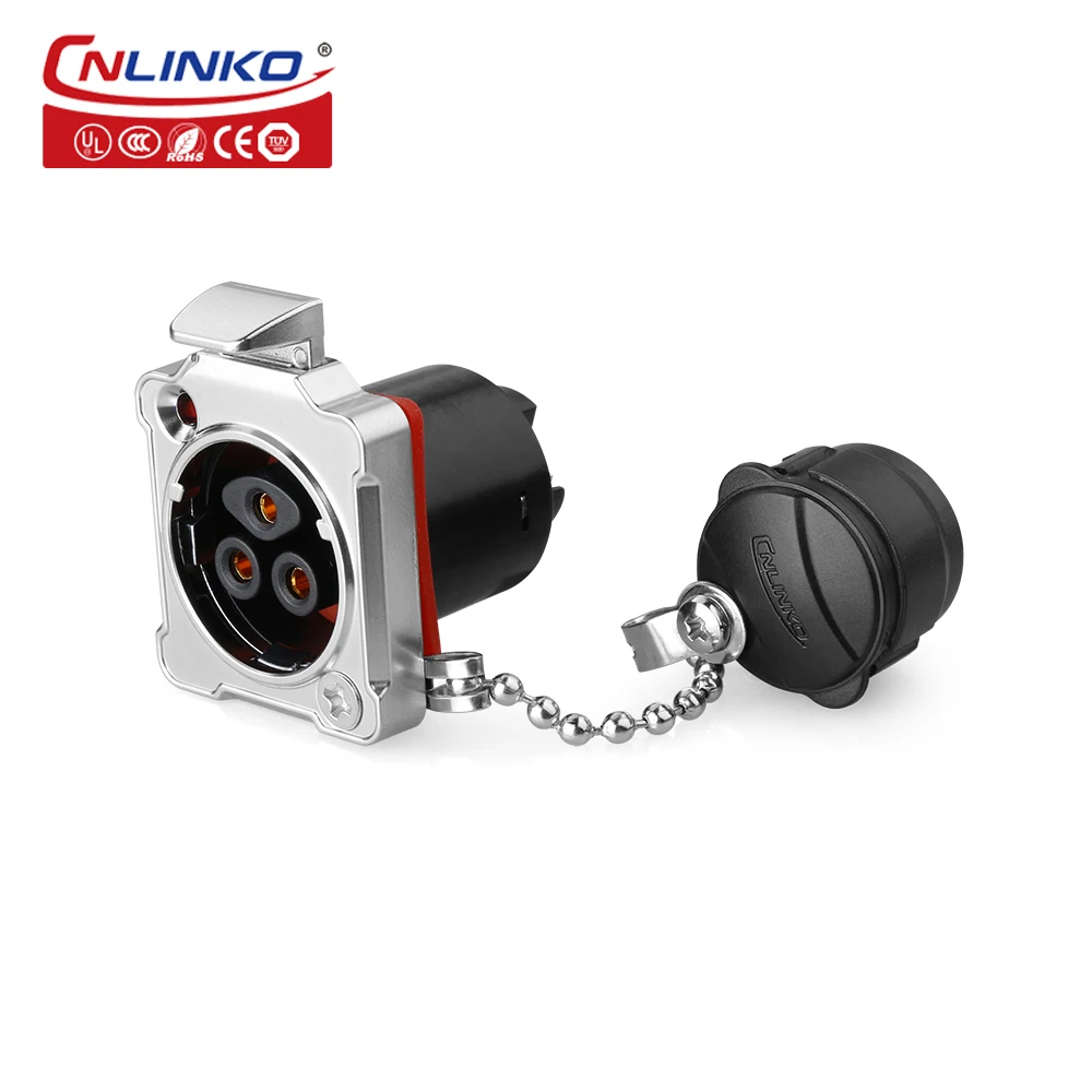 Промышленные силовые розетки 500 в 25 А винтовое соединение металлический штекер