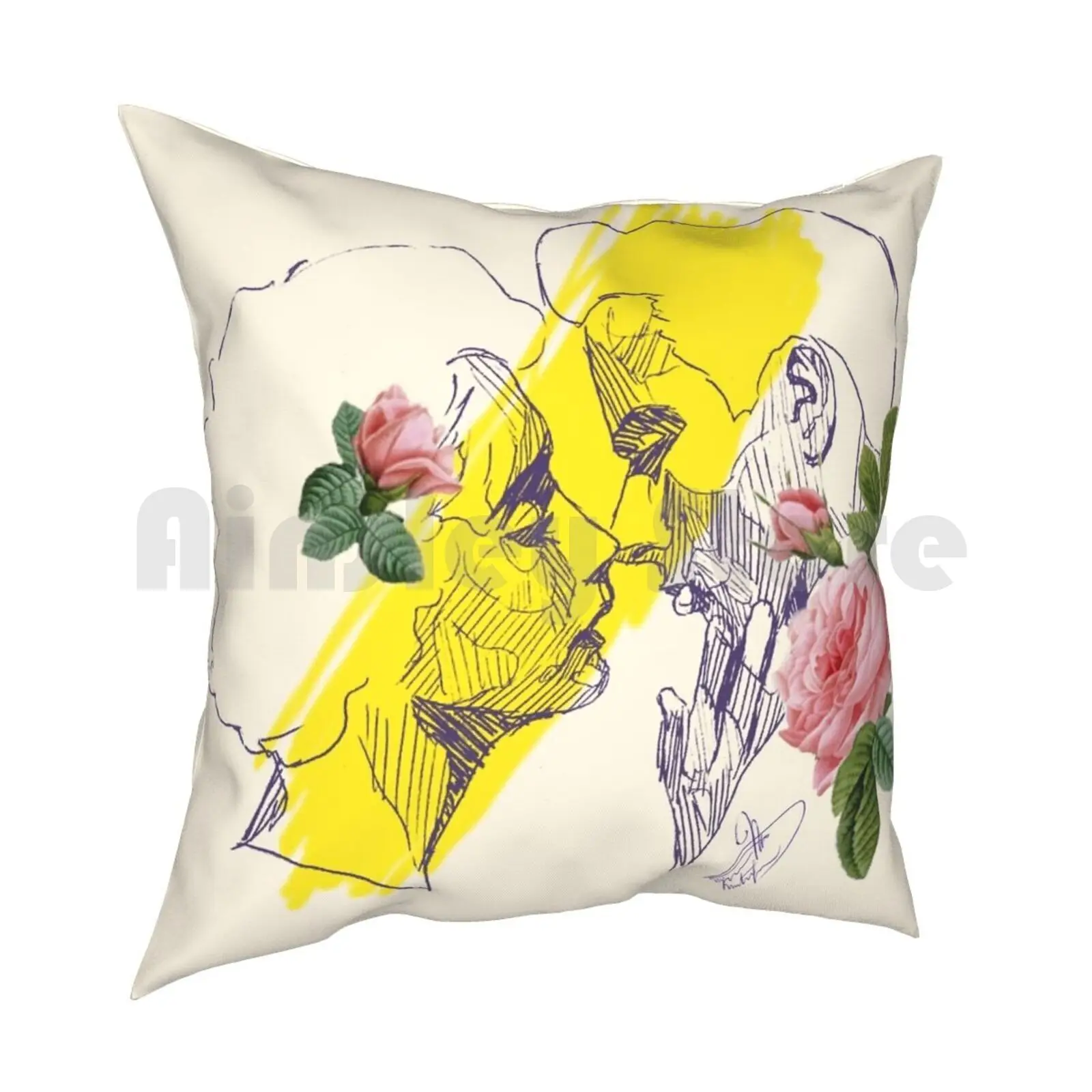 Домашняя мягкая подушка с рисунком место в фотостудии Элизабет Тейлор