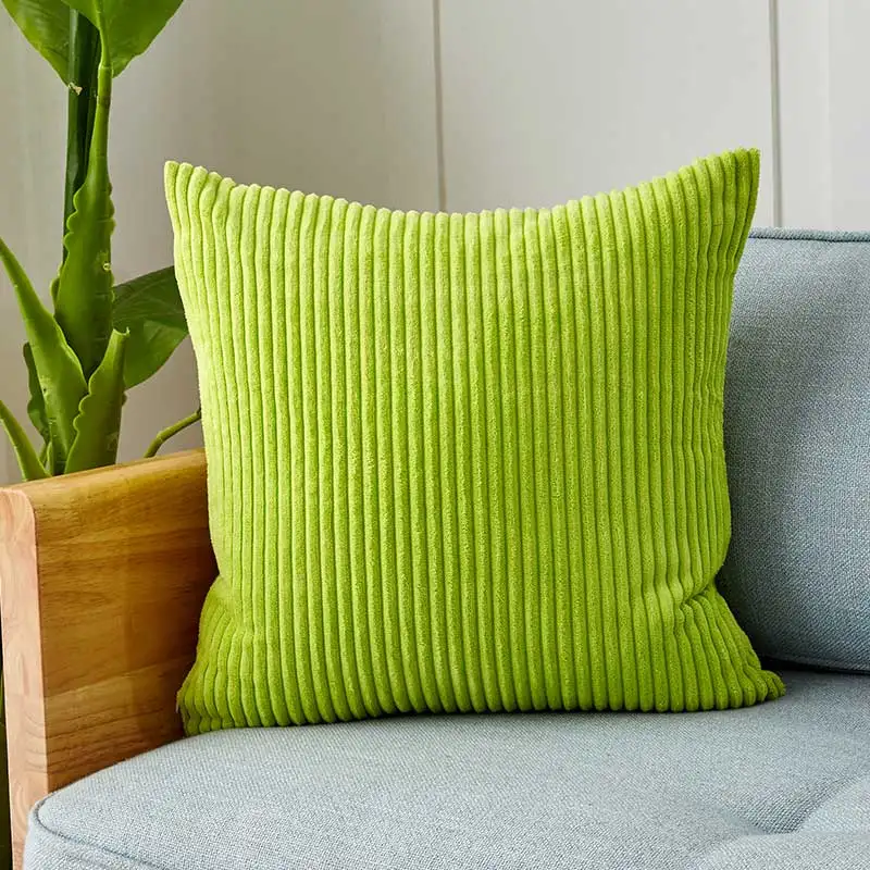 CANIRICA Pillow Cover For Living Room Velvet Cushion Cover 45x45cm Decorative Pillow Corduroy Funda Cojin Sofa Nordic Home Decor - Цвет: As Picture