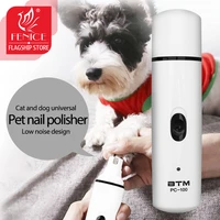 fenice pet nail hair trimmer pet foot paw grinder grooming tool usb rechargeable usb pet electric nail polisher