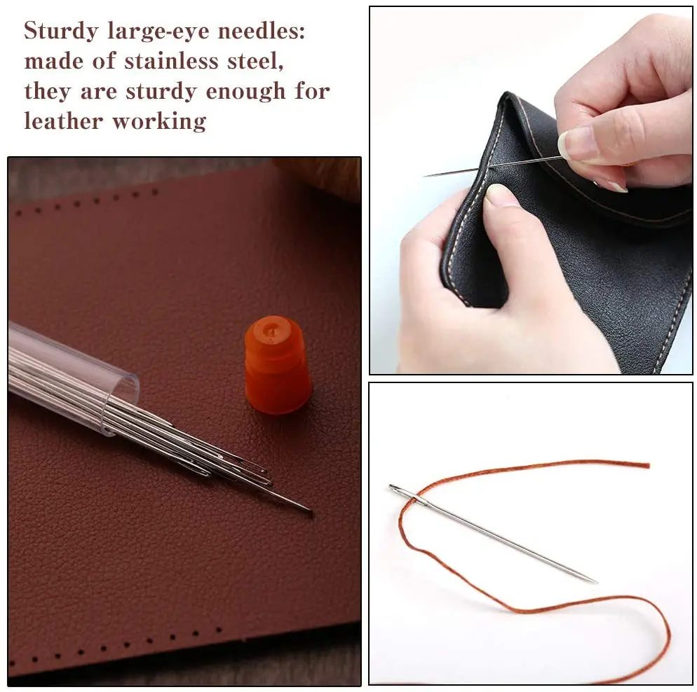 25 шт. крупные Швейные иглы для кожи ручной работы | Дом и сад