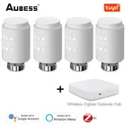 Привод радиатора Tuya Smart ZigBee, программируемый термостатический клапан радиатора с поддержкой Alexa Google
